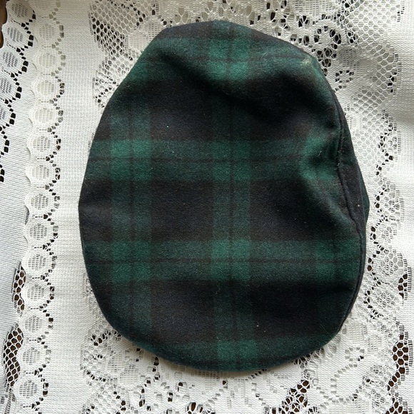 Pendleton Woolen Mills Men’s 3-piece set, vest/pants/cap, navy blue/forest green - Picture 9 of 10